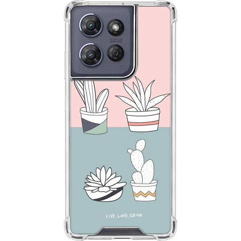 Succulent Sketch Moto G Power 5G (2025) Clear Case