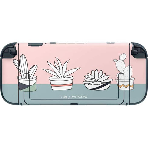 Succulent Sketch Nintendo Switch 2 (2025) with Joy-Con Skin