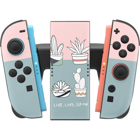 Succulent Sketch Nintendo Switch 2 (2025) Joy-Con Controller Skin