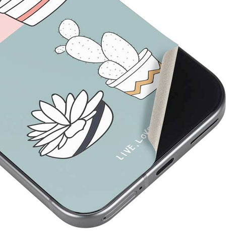 Succulent Sketch Google Pixel 9 Skin