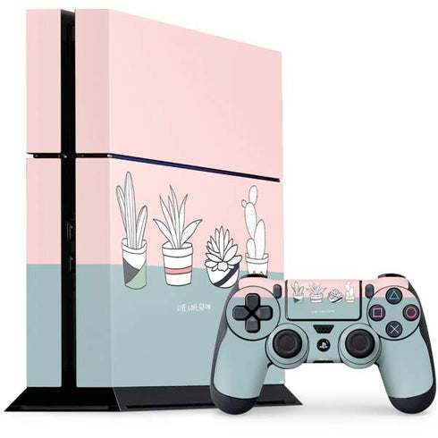 Succulent Sketch PlayStation PS4 Skins