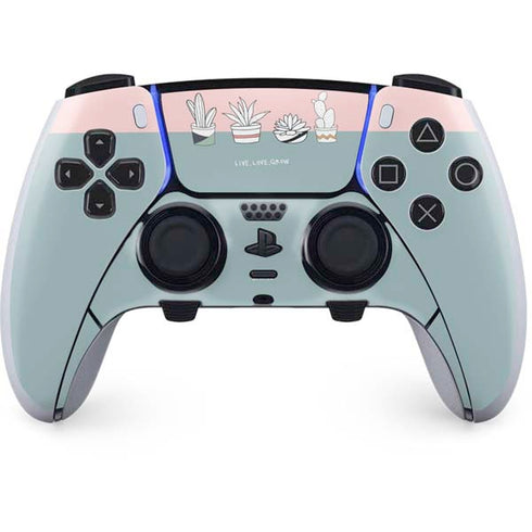 Succulent Sketch PS5 DualSense Edge Pro Controller Skin