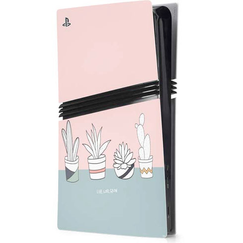 Succulent Sketch PlayStation PS5 Skins