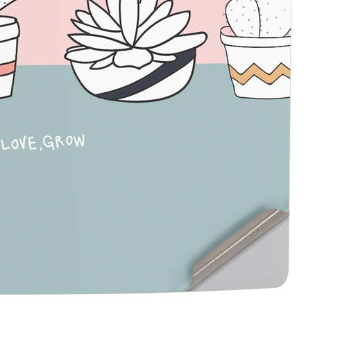 Succulent Sketch PS5 Pro Disk Console Skin