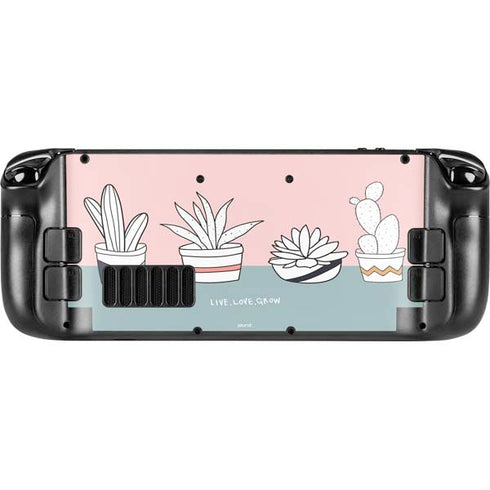 Succulent Sketch Steam Deck Handheld Gaming Computer Skin