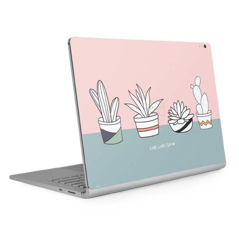 Succulent Sketch Surface Book 2 15in Skin