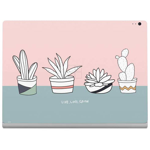 Succulent Sketch Surface Book 2 15in Skin