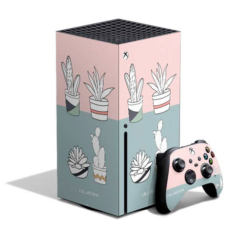 Succulent Sketch Xbox Series X Bundle Skin