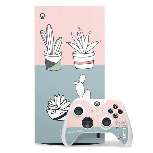 Succulent Sketch Xbox Series X Skins