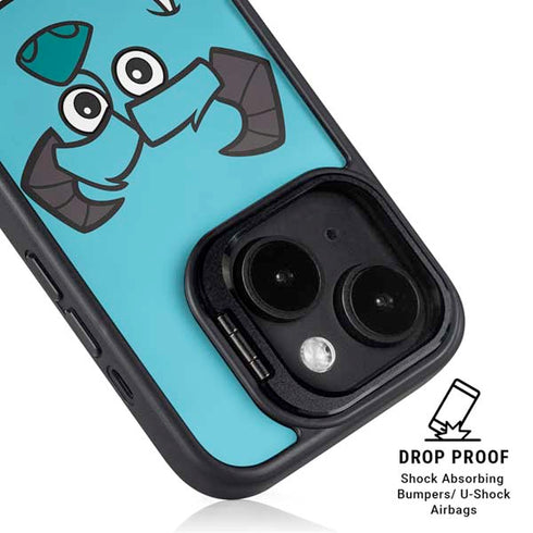 Disney Monsters Inc. Sulley iPhone 15 Plus Kickstand Case