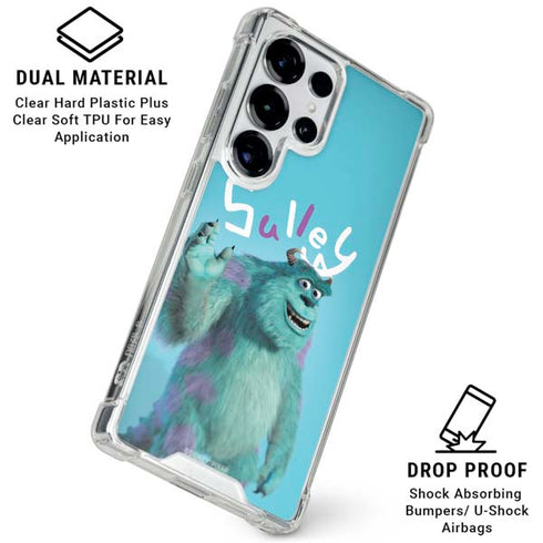 Disney Monsters Inc. Sulley Portrait Galaxy S26 Ultra Clear Case