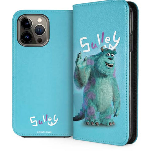 Disney Monsters Inc. Sulley Portrait iPhone 14 Pro Max Folio Case