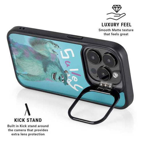 Disney Monsters Inc. Sulley Portrait iPhone 14 Pro Max Kickstand Case