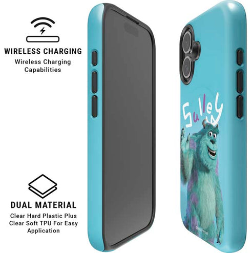Disney Monsters Inc. Sulley Portrait iPhone 16 Magsafe Impact Case