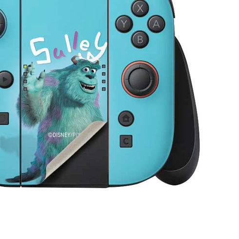 Disney Monsters Inc. Sulley Portrait Nintendo Switch 2 (2025) Joy-Con Controller Skin