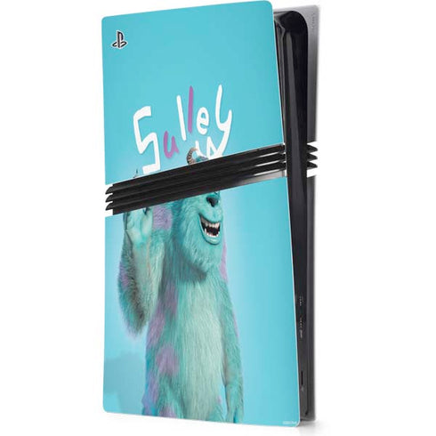 Disney Monsters Inc. Sulley Portrait PS5 Pro Console Skin