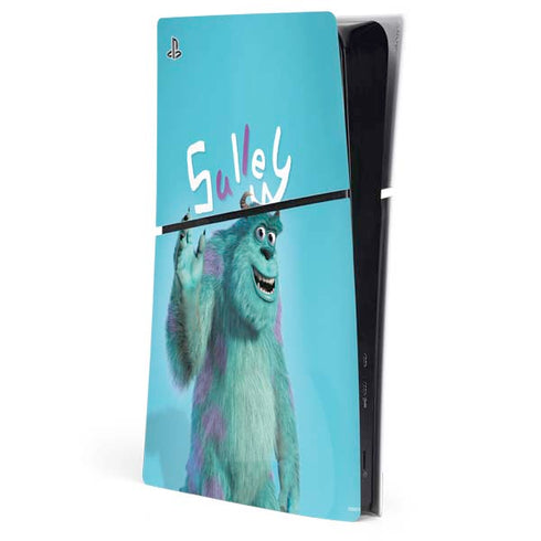 Disney Monsters Inc. Sulley Portrait PS5 Slim Digital Edition Console Skin