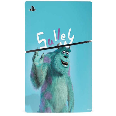 Disney Monsters Inc. Sulley Portrait PS5 Slim Digital Edition Console Skin