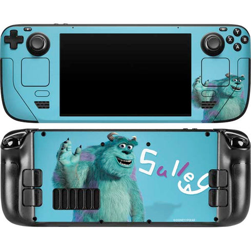 Disney Monsters Inc. Sulley Portrait Steam Deck Handheld Gaming Computer OLED Skin