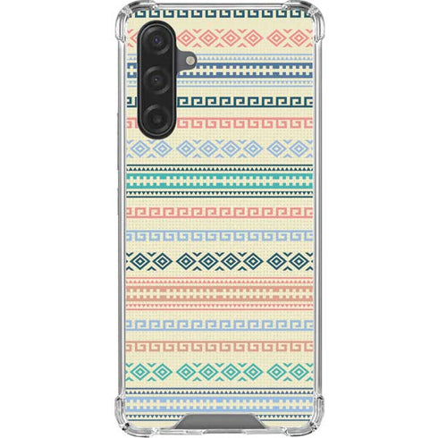 Summer Pattern Galaxy A17 Clear Case