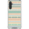 Summer Pattern Galaxy A17 Clear Case