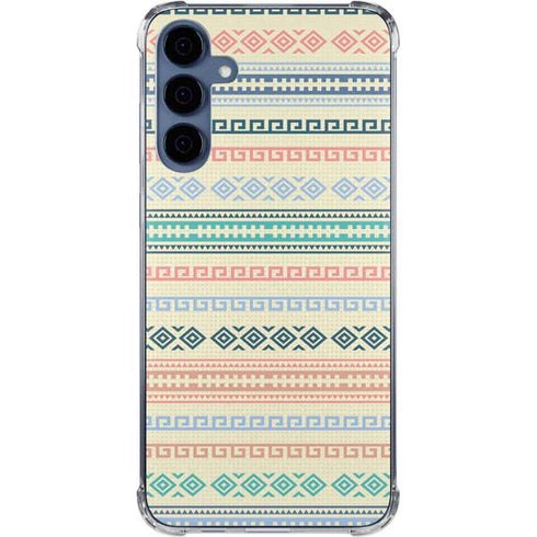 Summer Pattern Galaxy A55 5G Clear Case