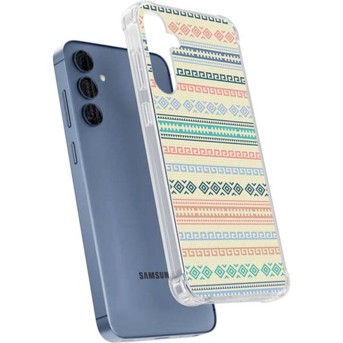 Summer Pattern Galaxy A55 5G Clear Case