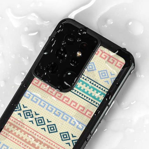 Summer Pattern Galaxy S24 Ultra Waterproof Case