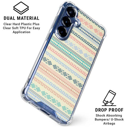 Summer Pattern Galaxy S25 Clear Case
