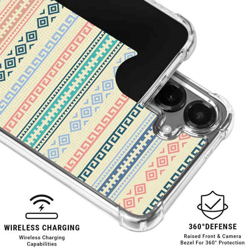 Summer Pattern Galaxy S26 Clear Case