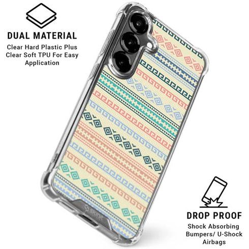 Summer Pattern Galaxy S26 Clear Case