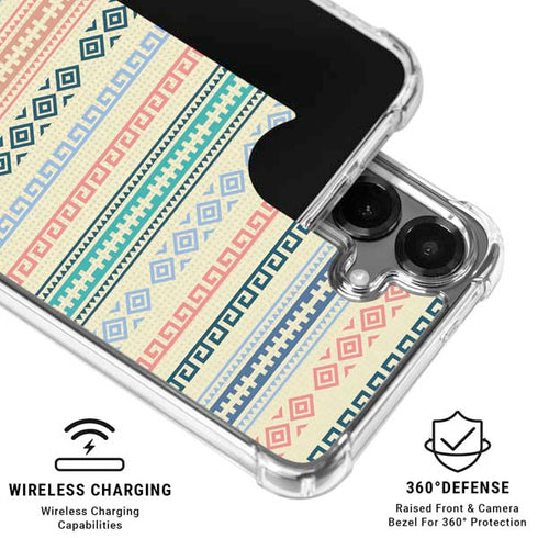 Summer Pattern Galaxy S26 Plus Clear Case