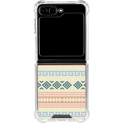 Summer Pattern Galaxy Z Flip6 Clear Case