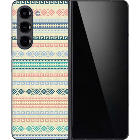 Summer Pattern Galaxy Z Fold5 5G Skin