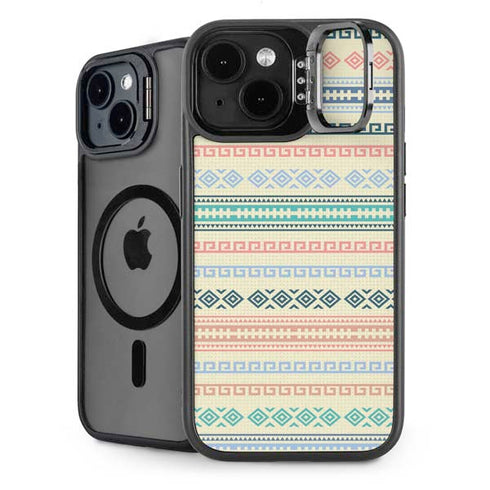 Summer Pattern iPhone 15 Plus Kickstand Case