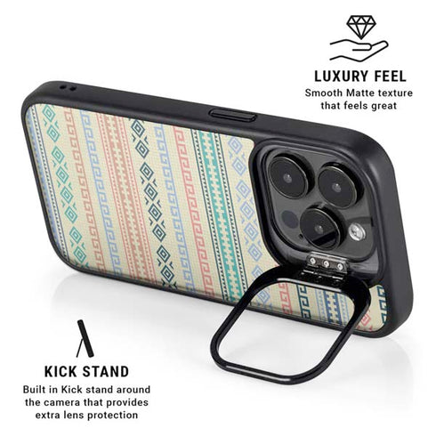 Summer Pattern iPhone 15 Pro Kickstand Case