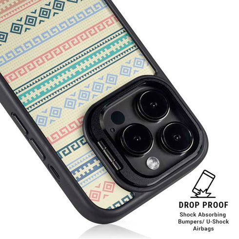 Summer Pattern iPhone 15 Pro Max Kickstand Case