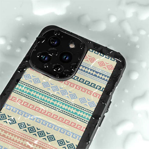 Summer Pattern iPhone 15 Pro Waterproof Case
