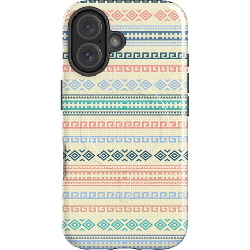 Summer Pattern iPhone 16 Plus Magsafe Impact Case