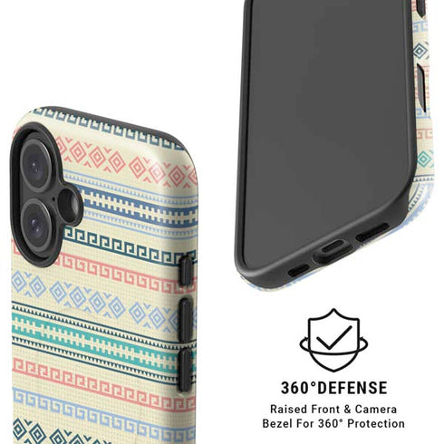 Summer Pattern iPhone 16 Plus Magsafe Impact Case