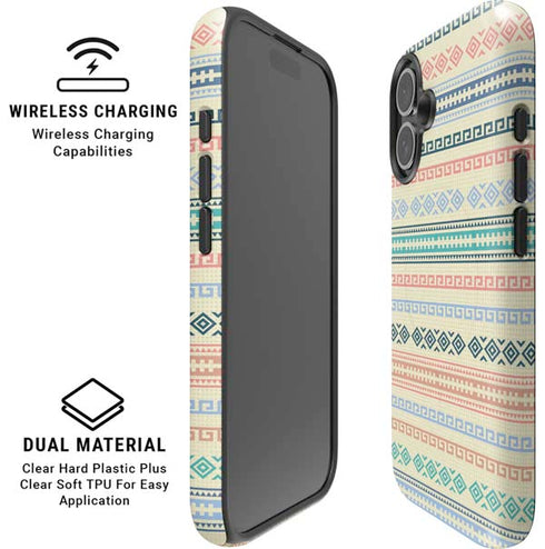 Summer Pattern iPhone 16 Plus Magsafe Impact Case