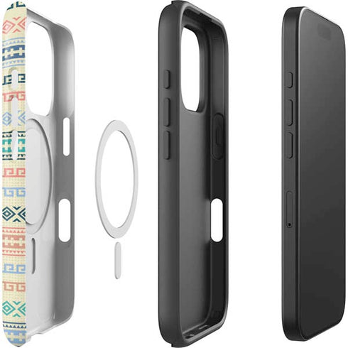 Summer Pattern iPhone 16 Pro Magsafe Impact Case