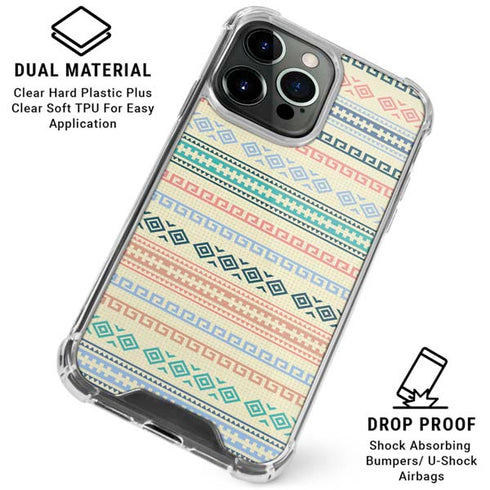 Summer Pattern iPhone 16 Pro Max Clear Case