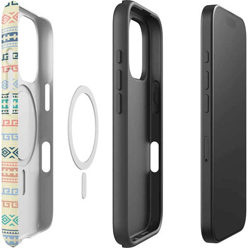 Summer Pattern iPhone 16 Pro Max Magsafe Impact Case