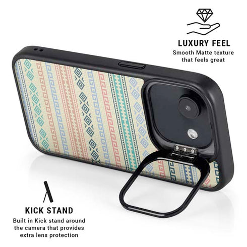Summer Pattern iPhone 16e Kickstand Case