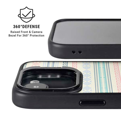 Summer Pattern iPhone 16e Kickstand Case