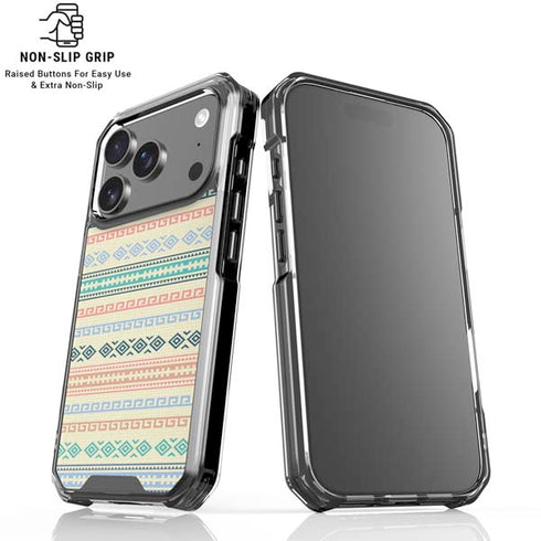 Summer Pattern iPhone 18 Pro Clear Case