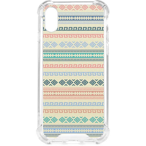 Summer Pattern iPhone XS Clear Case