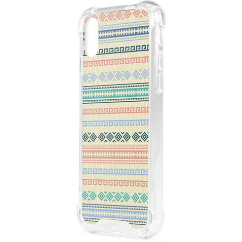 Summer Pattern iPhone XS Clear Case