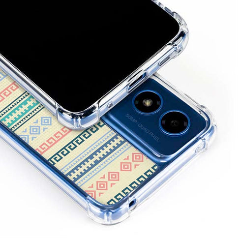 Summer Pattern Moto G 5G (2024) Clear Case